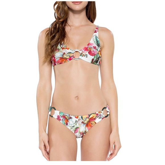 BECCA Other - Becca Emma Printed Ring Bikini Set Medium $136